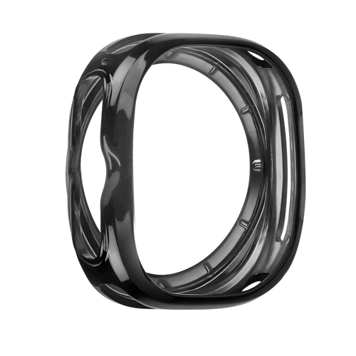Bandz Samsung Galaxy Watch Ultra Galvanized TPU Case  (Black)
