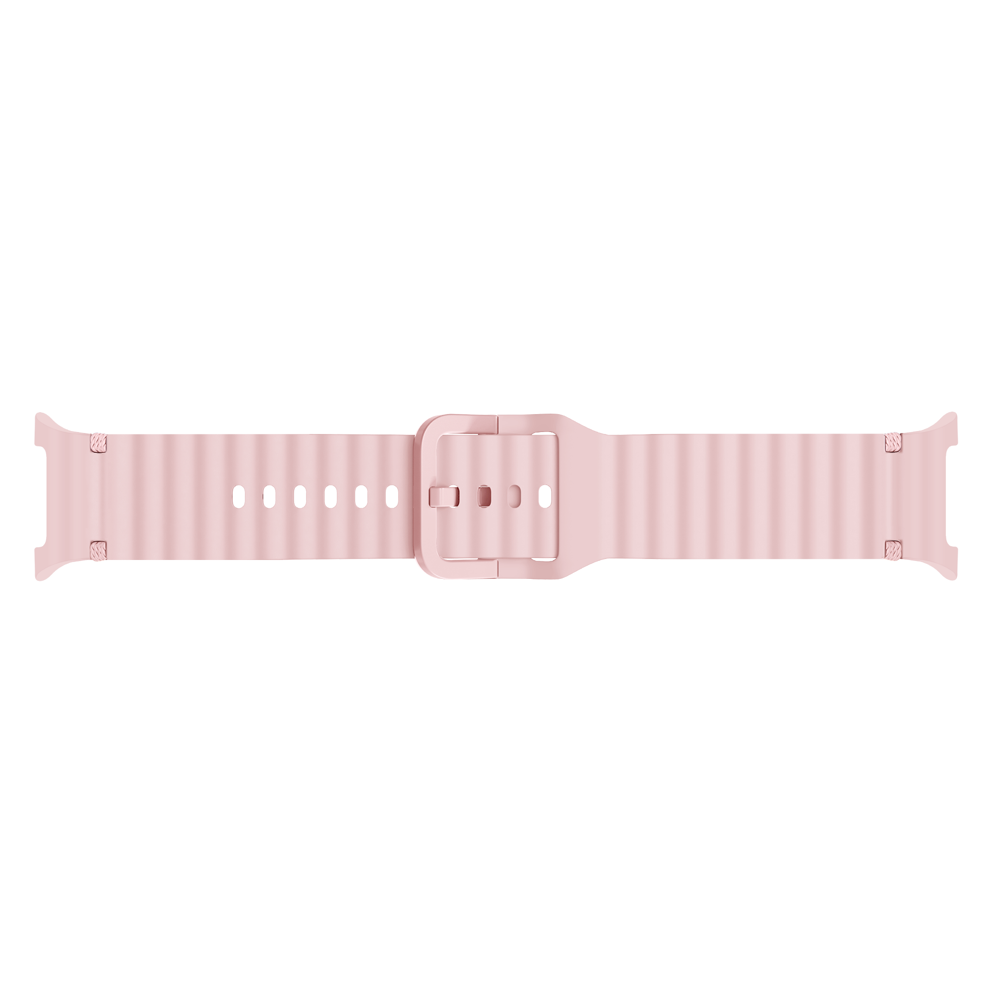 Samsung Galaxy Watch 8 - 44mm Wave Silicone Strap (Pink)