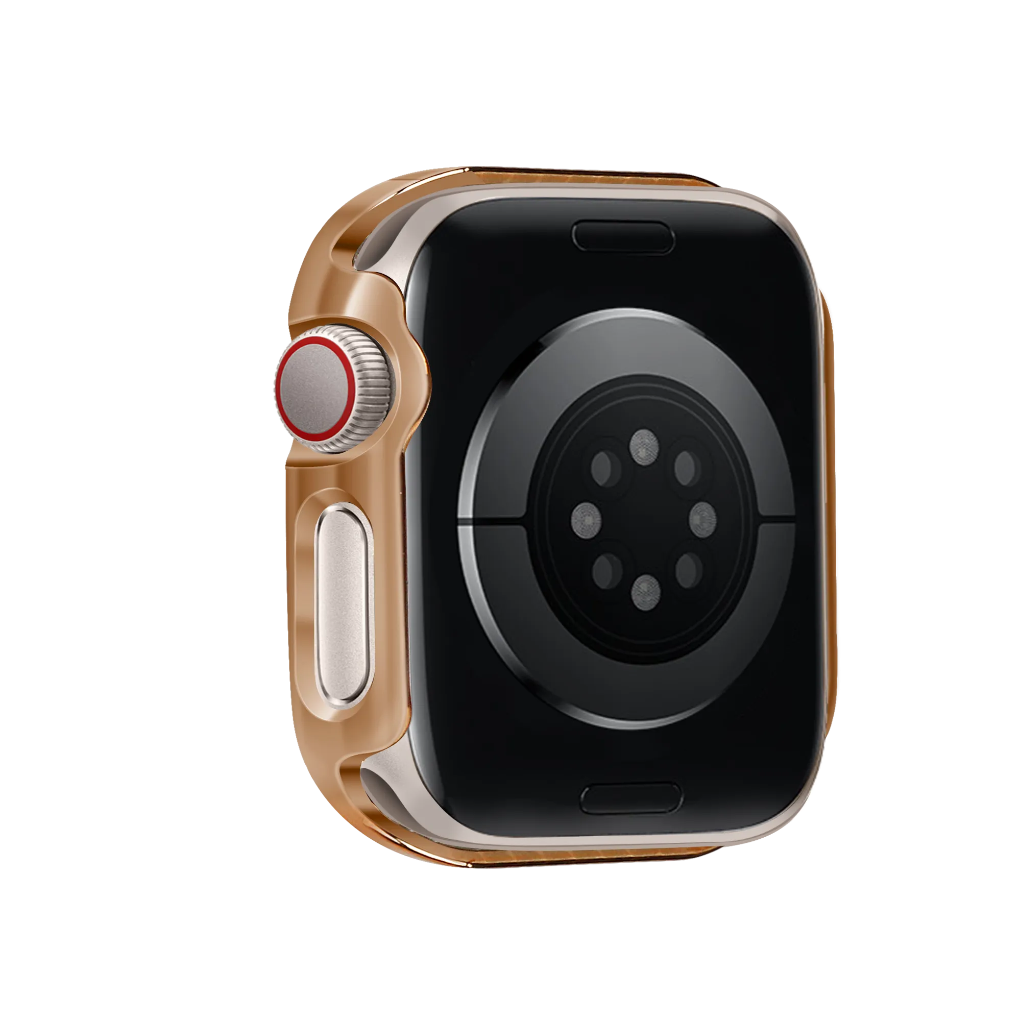 Bandz Apple Watch 10/11 - 42mm Diamond Case with Glass (Rose Gold)