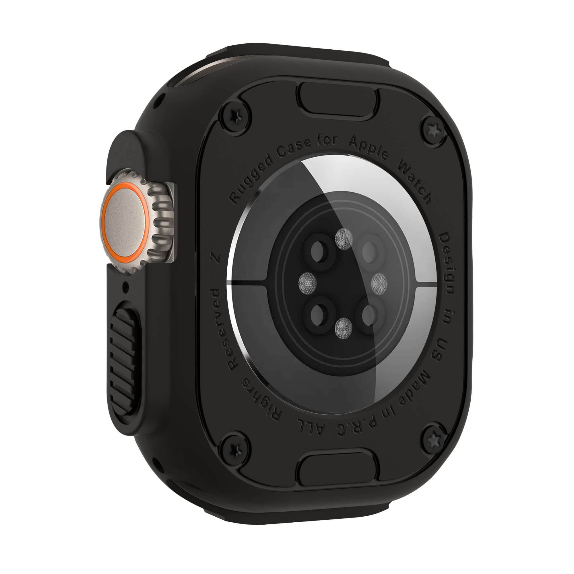 Bandz Apple Watch Ultra - 49mm Rugged TPU Case (Black)