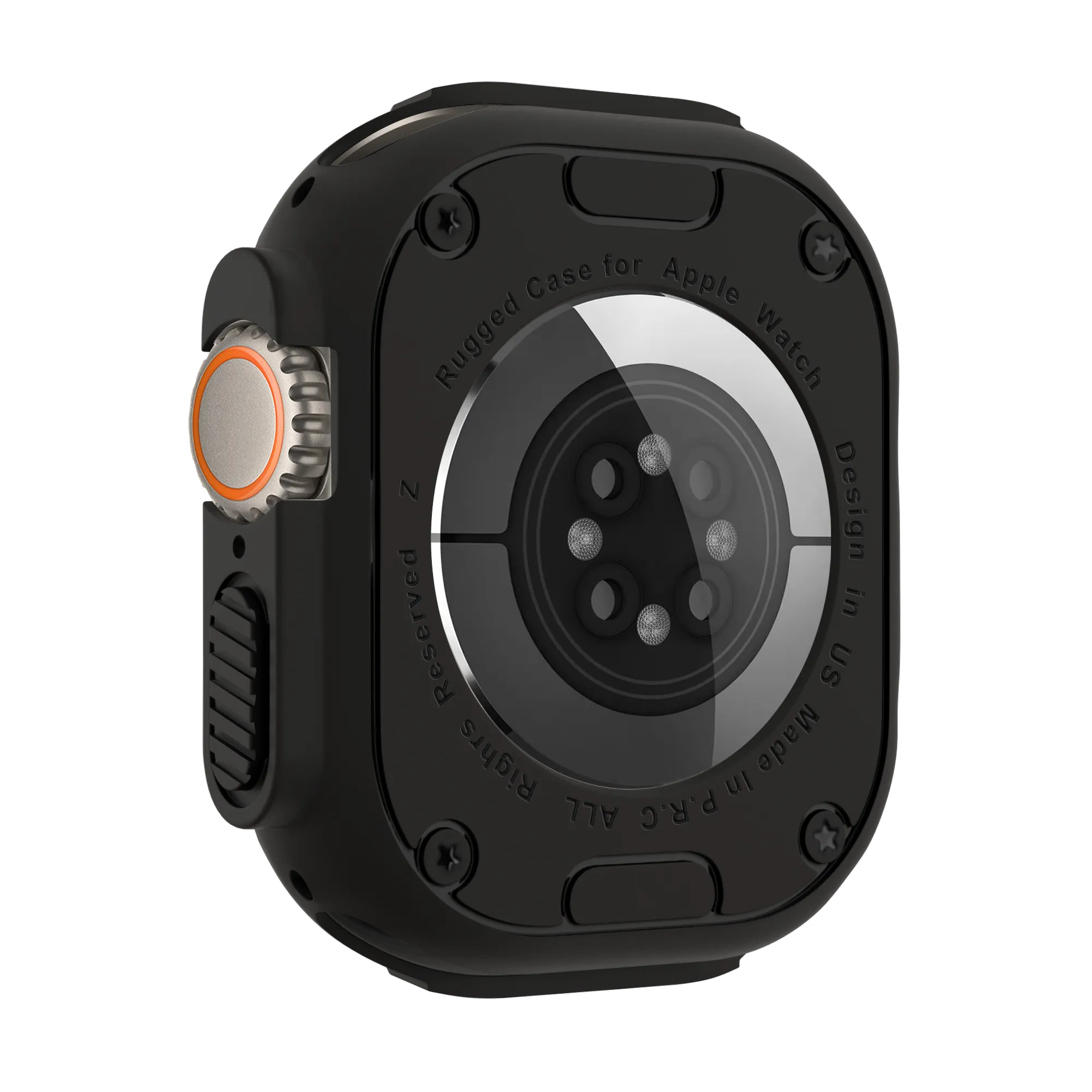 Bandz Apple Watch Ultra - 49mm Rugged TPU Case (Black)