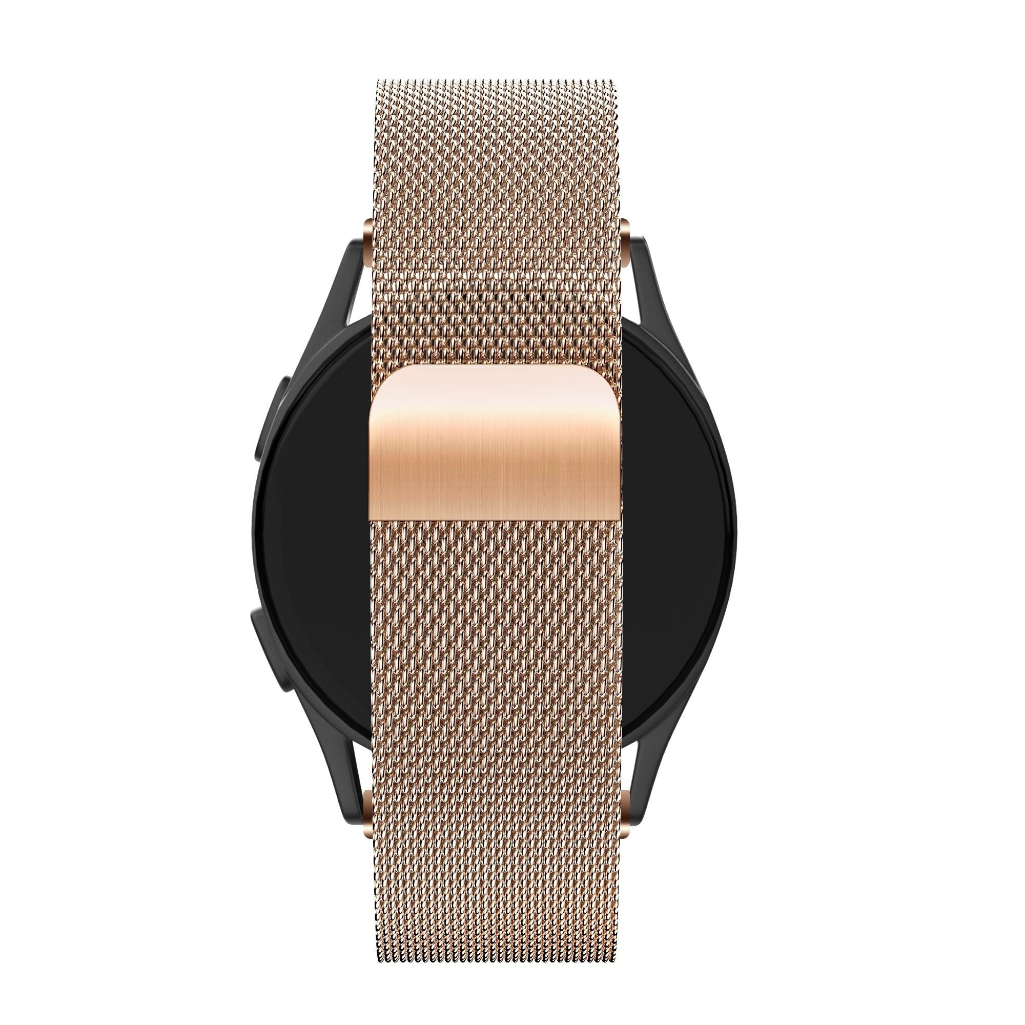 Bandz Amazfit Active 2 Milanese Loop Strap (Rose Gold)