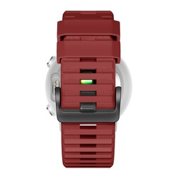 Bandz Garmin Instinct E - 45mm Silicone Strap with Buckle (Red)