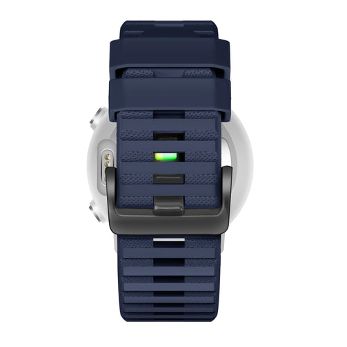 Bandz Garmin Forerunner 935 Buckled Silicone Strap (Dark Blue)