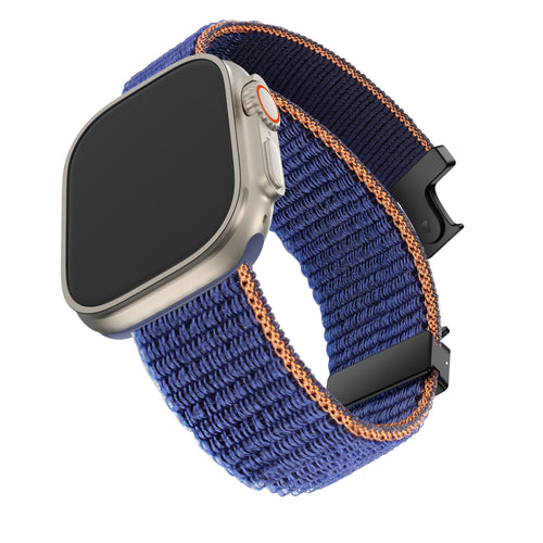 Bandz Apple Watch Ultra Nylon Strap 'Classic' P-Buckle (Dark Blue)
