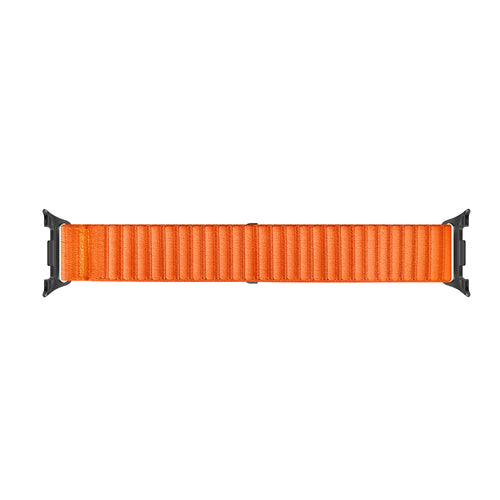 Samsung Galaxy Watch 8 - 44mm Wave Nylon Strap (Orange)