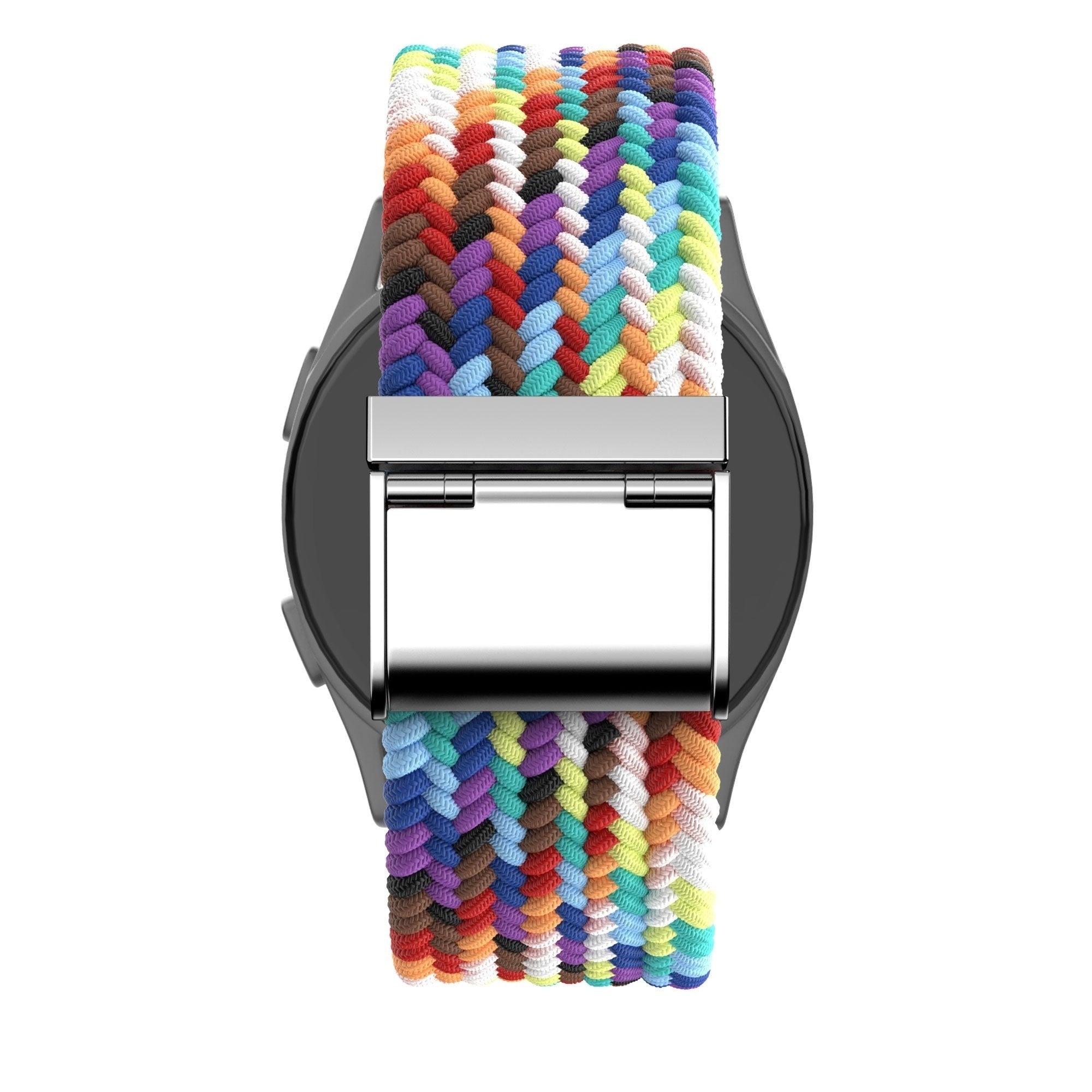 Bandz Amazfit Active 2 Woven Nylon Strap (Rainbow)