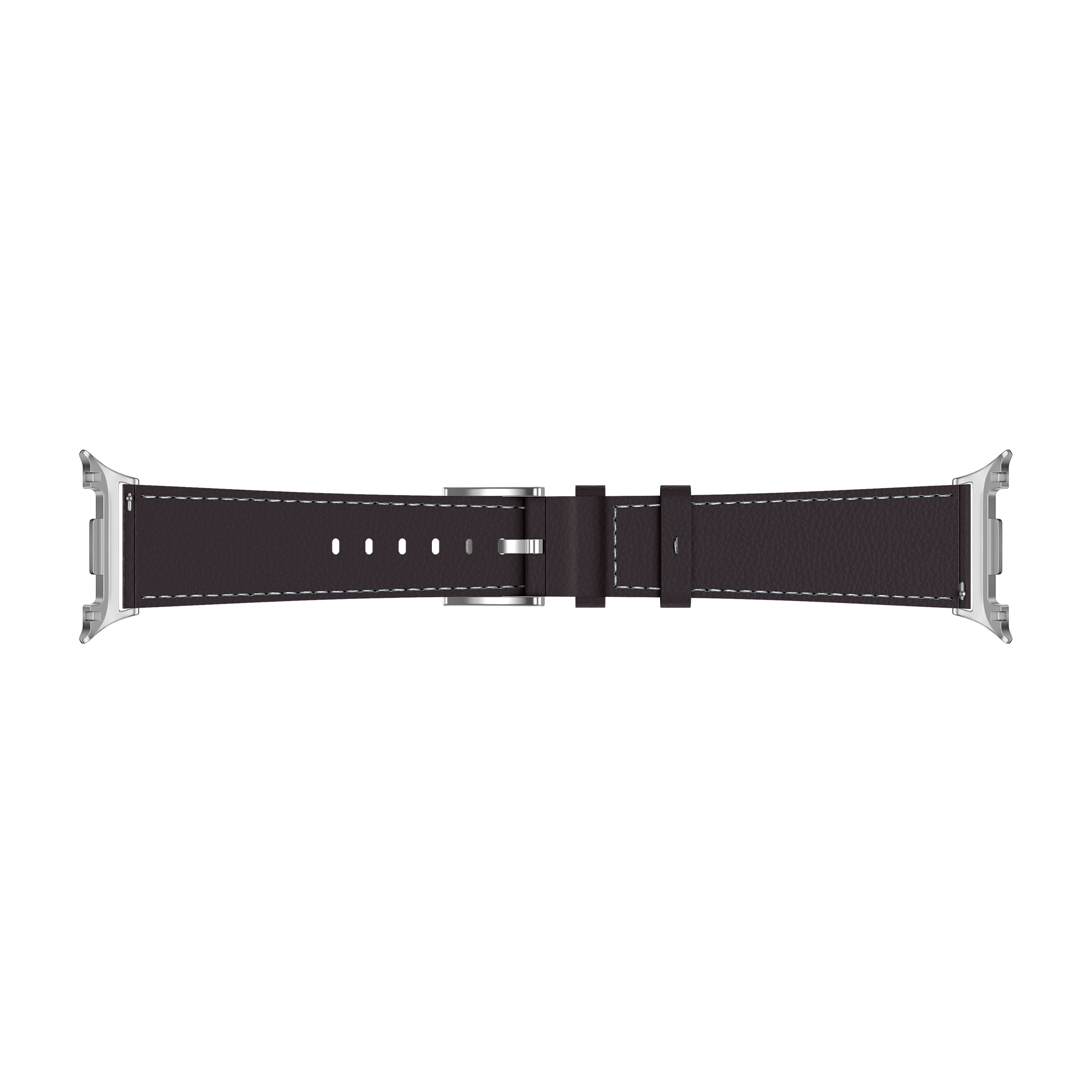 Samsung Galaxy Watch 8 - 40mm Leather Grain Strap (Coffee Brown)