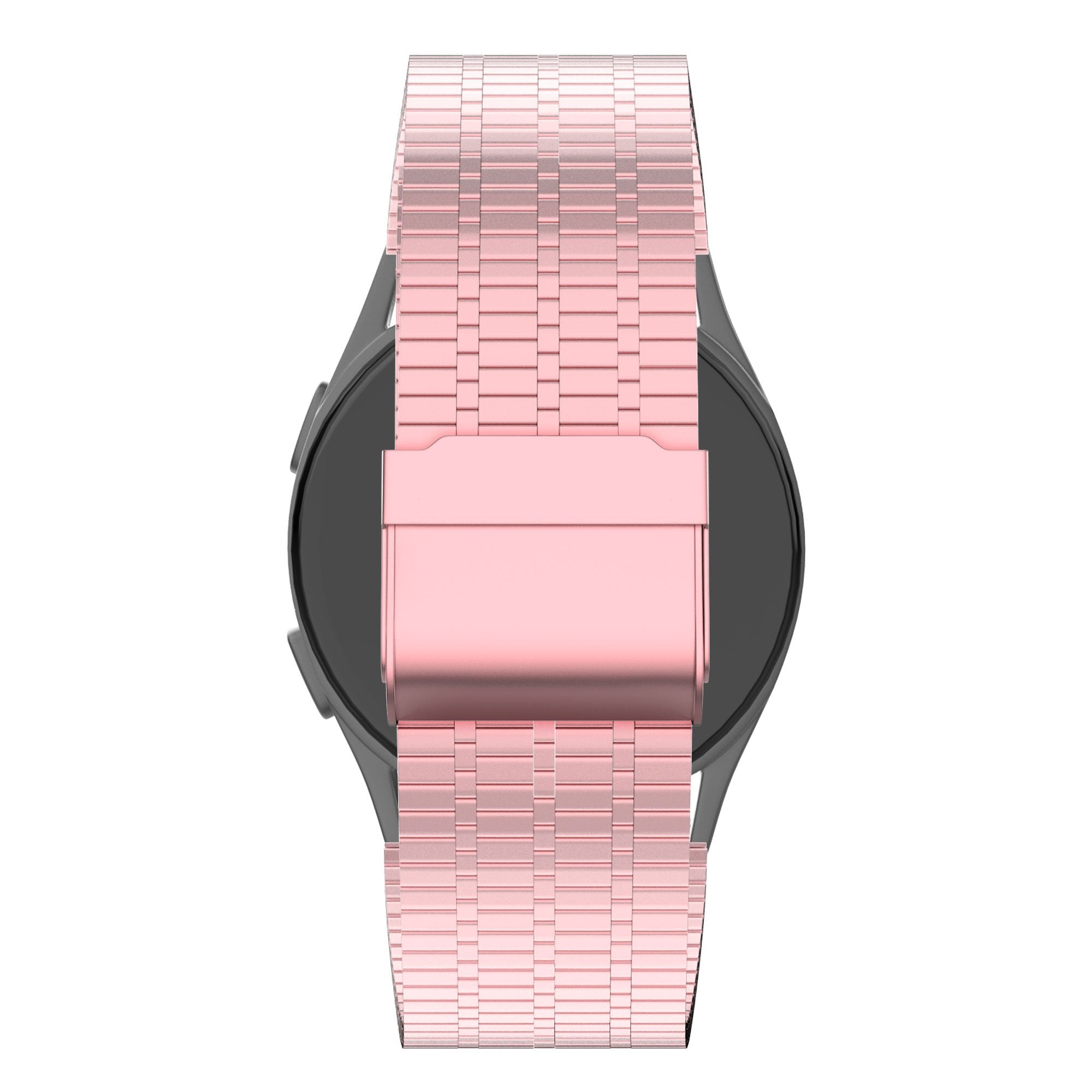 Bandz Garmin Venu 2 Plus Adjustable Steel Strap (Pink)