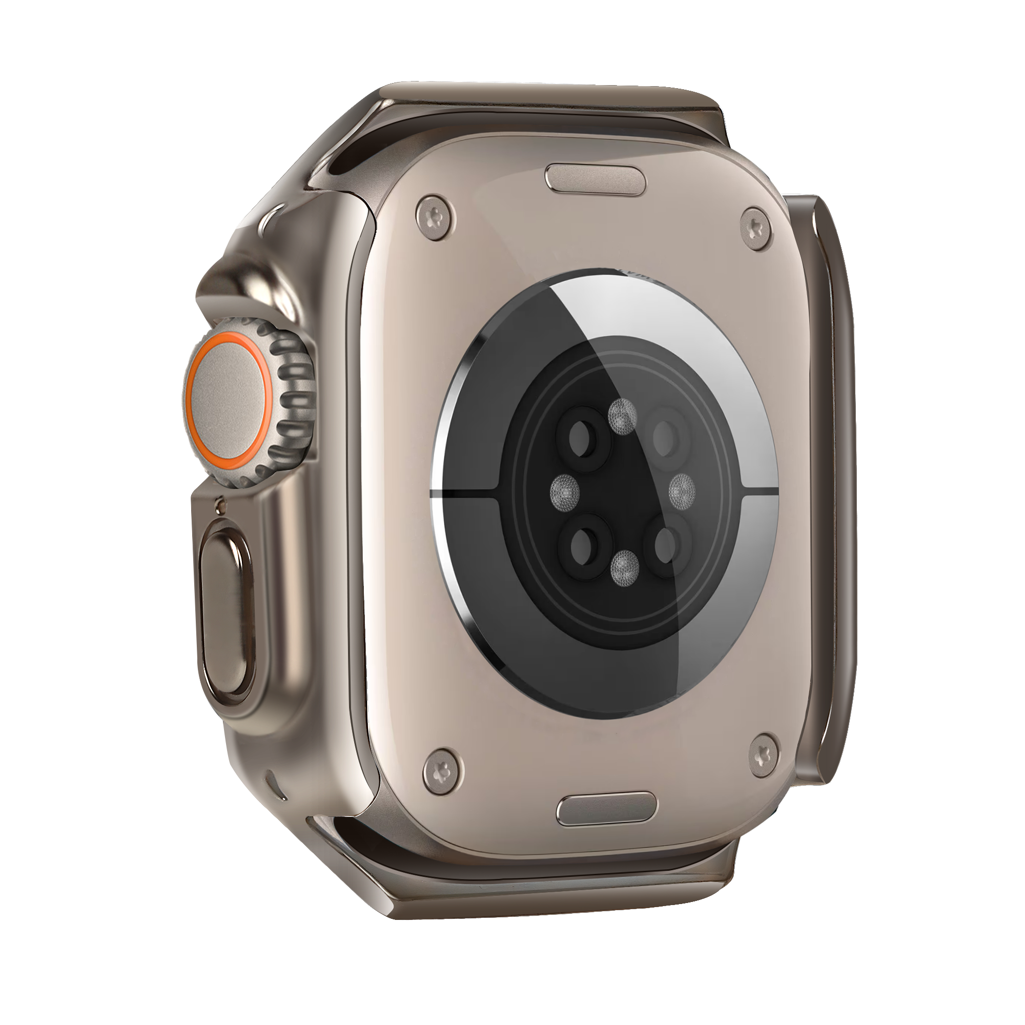 Bandz Apple Watch Ultra - 49mm Galvanized TPU Case  (Titanium)