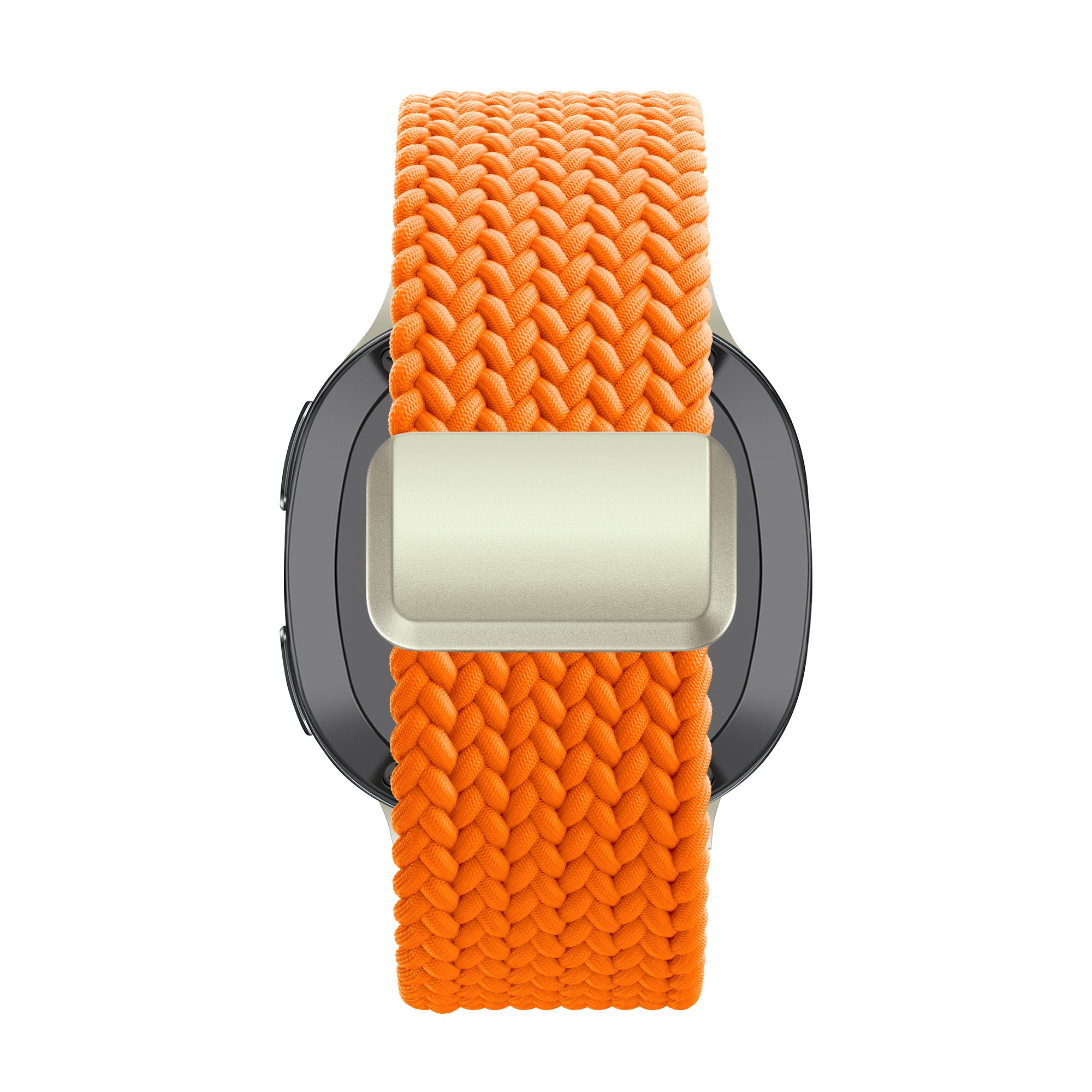 Bandz Samsung Galaxy Watch 8 - 44mm Magnetic Braided Strap (Orange)