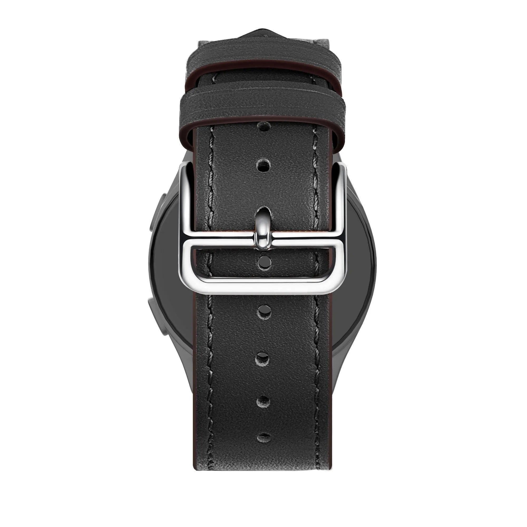 Bandz Watch 4 Pro Leather Strap 'Deluxe' (Black)