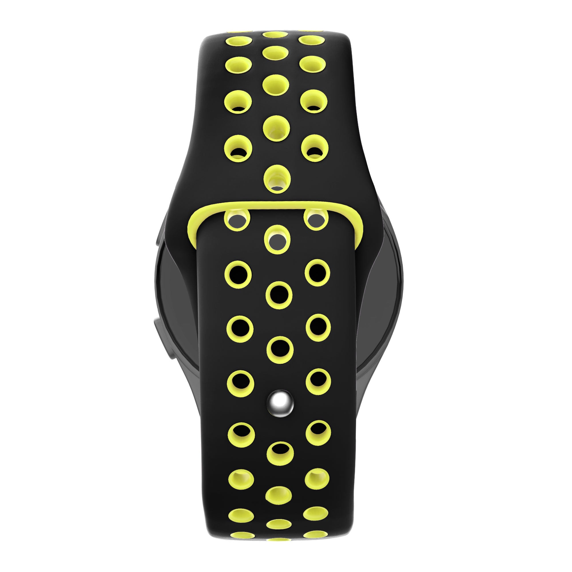 Bandz Amazfit Active 2 Sport Strap 'Deluxe' (Black/Yellow)