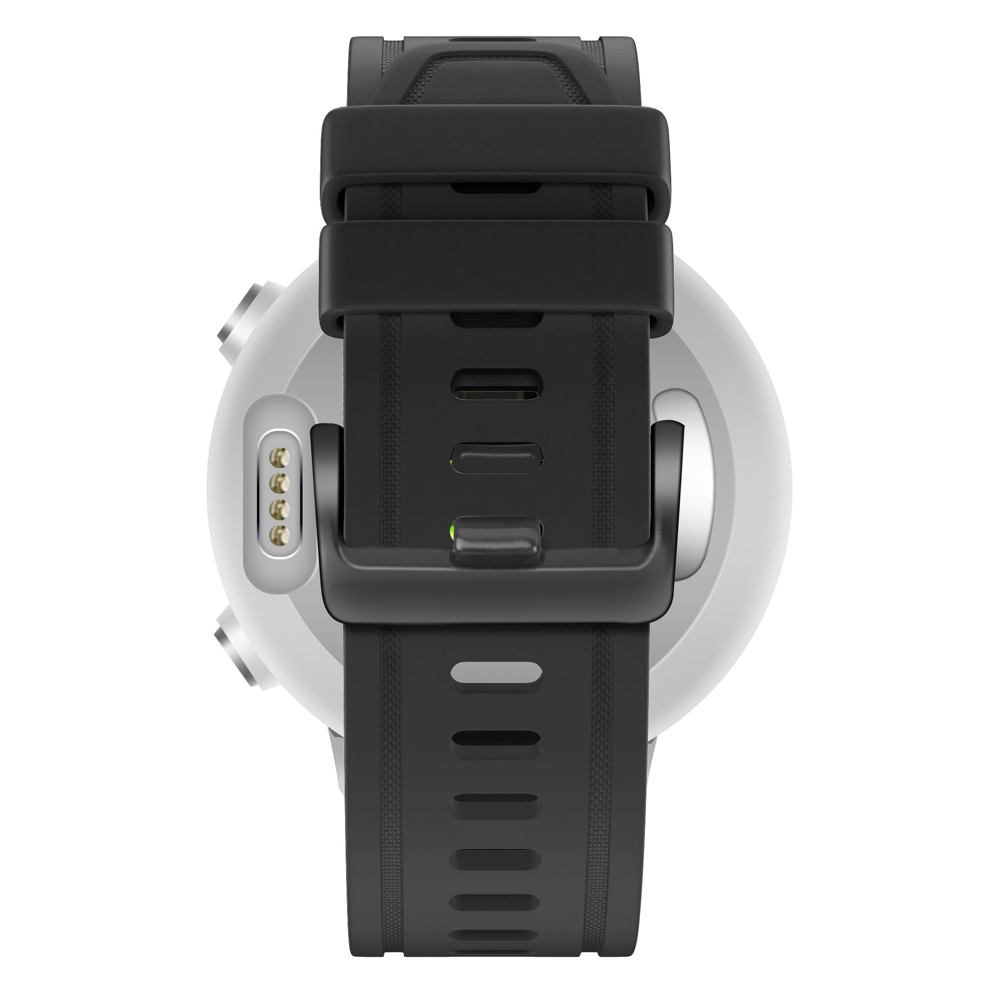 Bandz Garmin Approach S70 - 42mm Buckled Silicone Strap (Black)