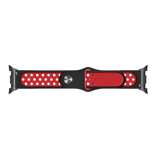 Samsung Galaxy Watch 8 - 44mm Sport Strap (Black/Red)