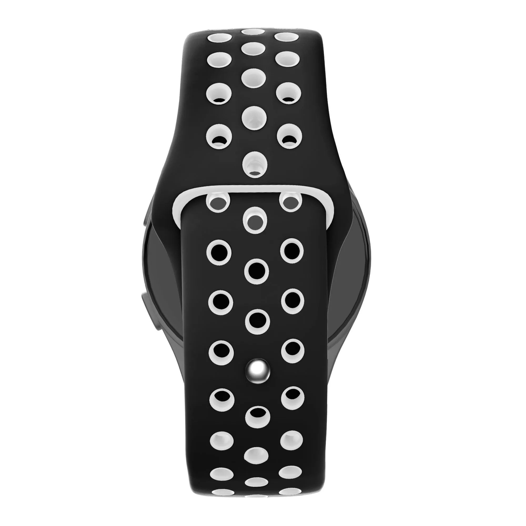 Bandz Oozoo Smartwatch 20mm Sport Strap 'Deluxe' (Black/White)