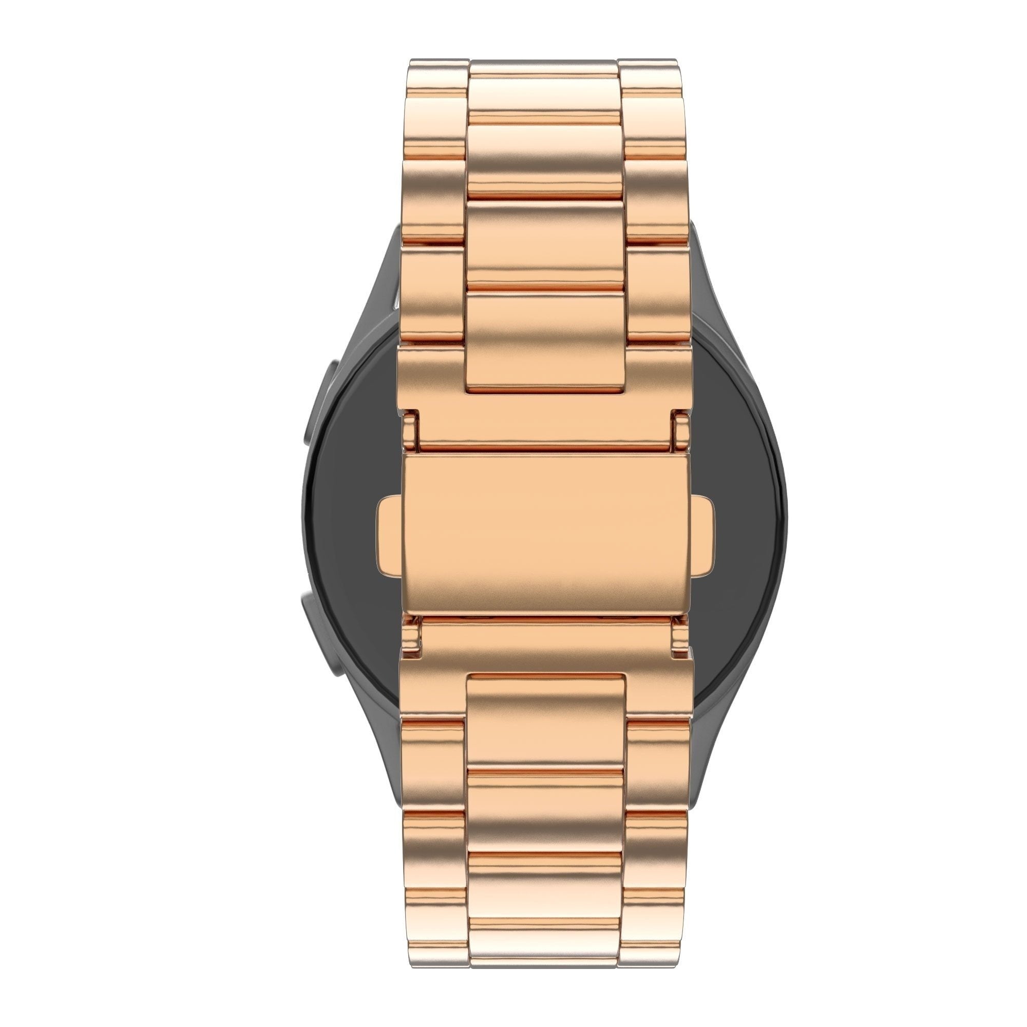 Bandz Amazfit Active 2 Steel Strap 'Classic' (Rose Gold)