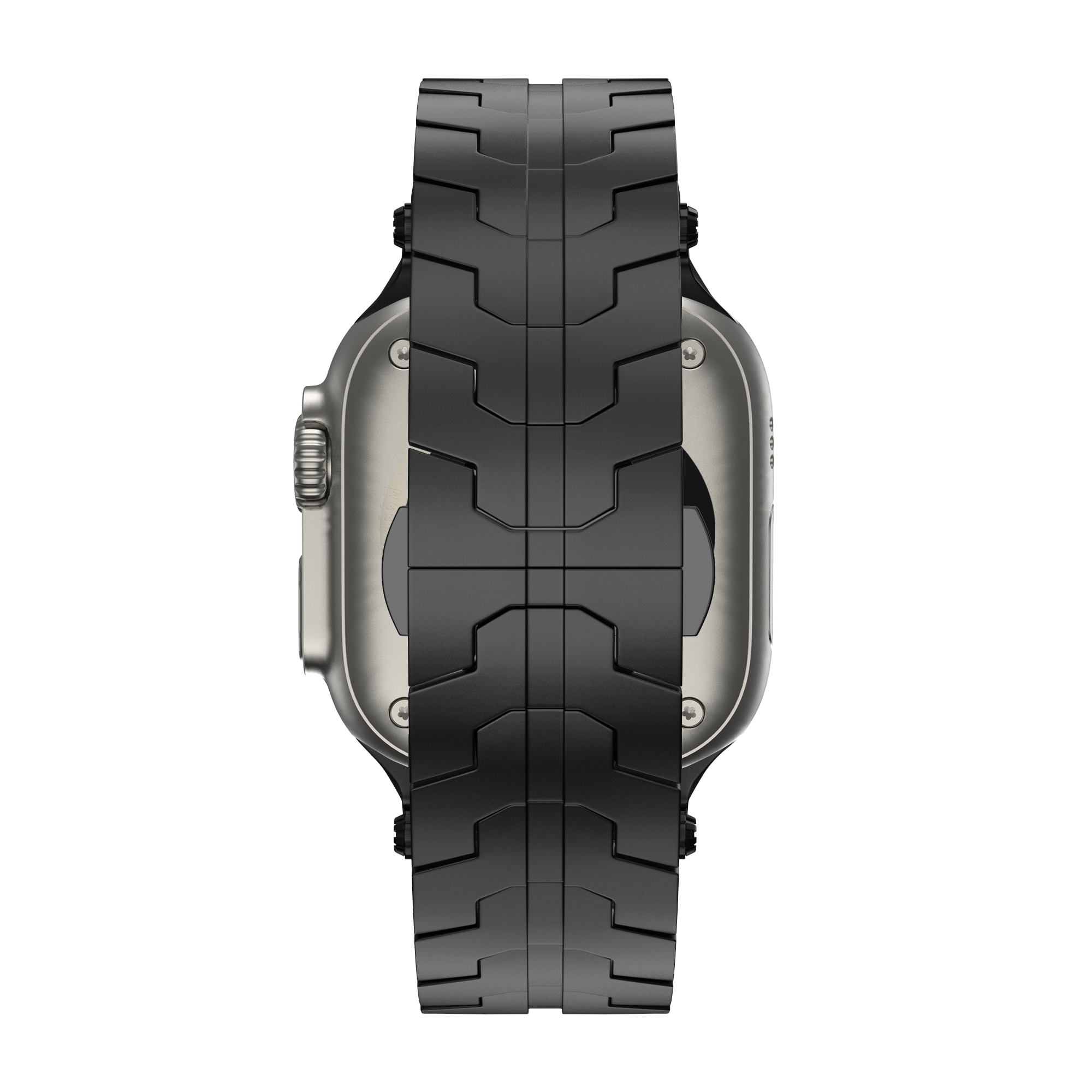 Bandz Apple Watch Metal Grain Strap 'Deluxe' (Black)