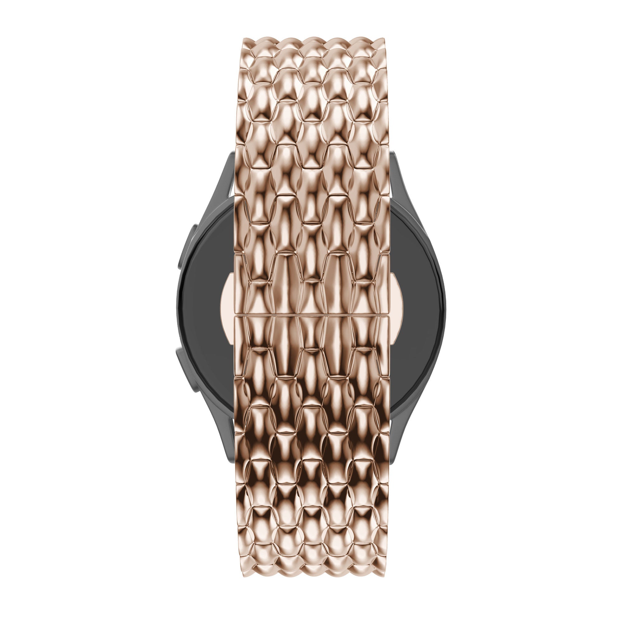 Bandz Amazfit Active 2 Steel Strap 'Dragon' (Rose Gold)