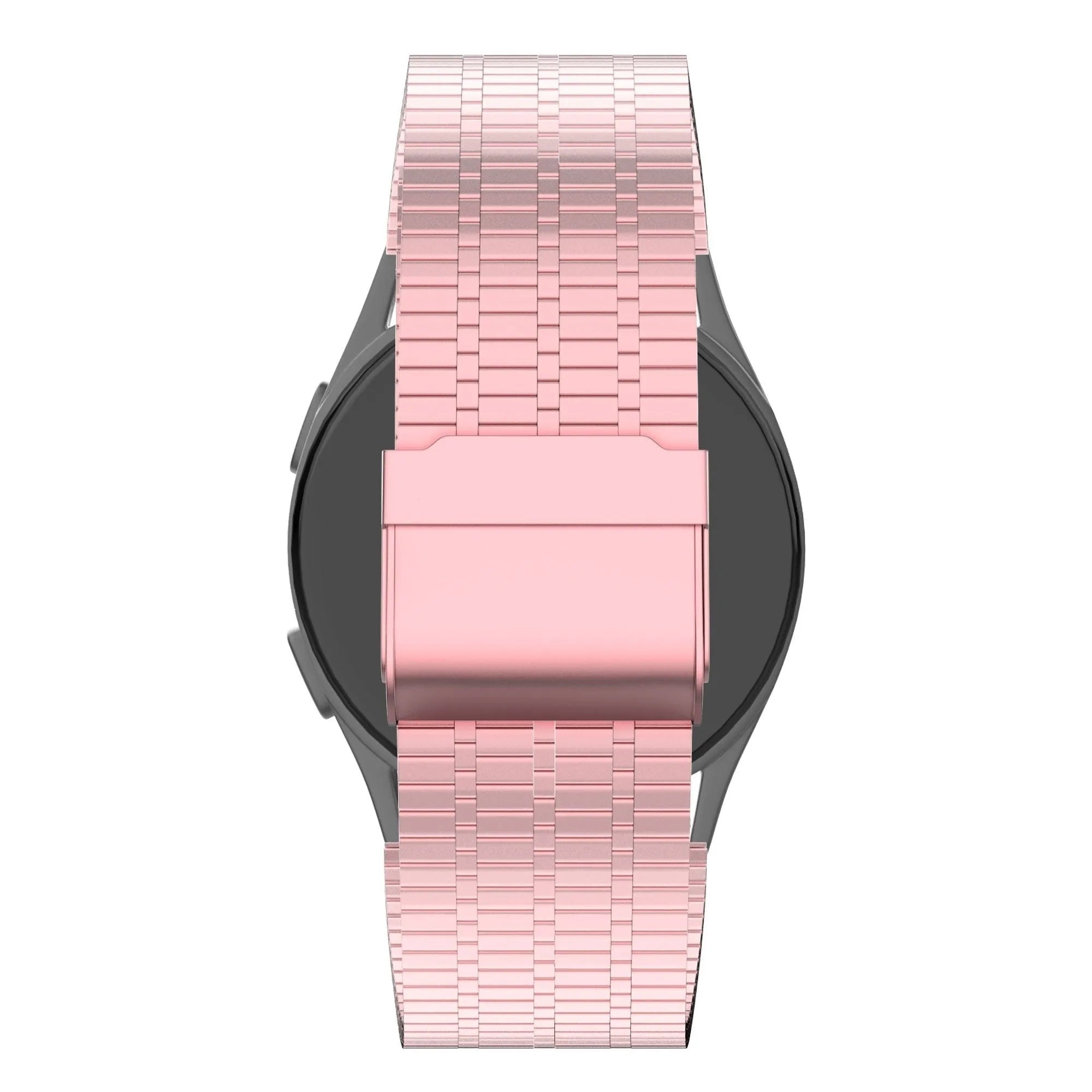 Bandz Gard Pro Health Smartwatch 3 - 41mm Adjustable Steel Strap (Pink Sand)