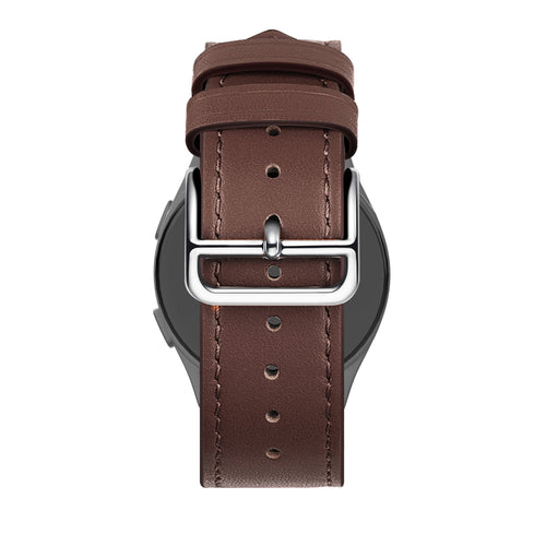 Bandz OnePlus Watch Lite Leather Strap 'Deluxe' (Brown)