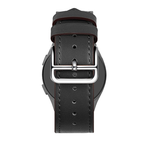 Bandz OnePlus Watch 3 Leather Strap 'Deluxe' (Black)