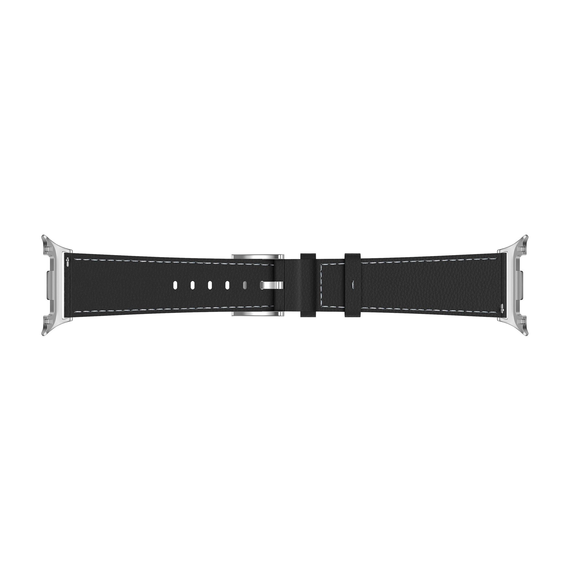 Samsung Galaxy Watch 8 - 44mm Leather Grain Strap (Black)