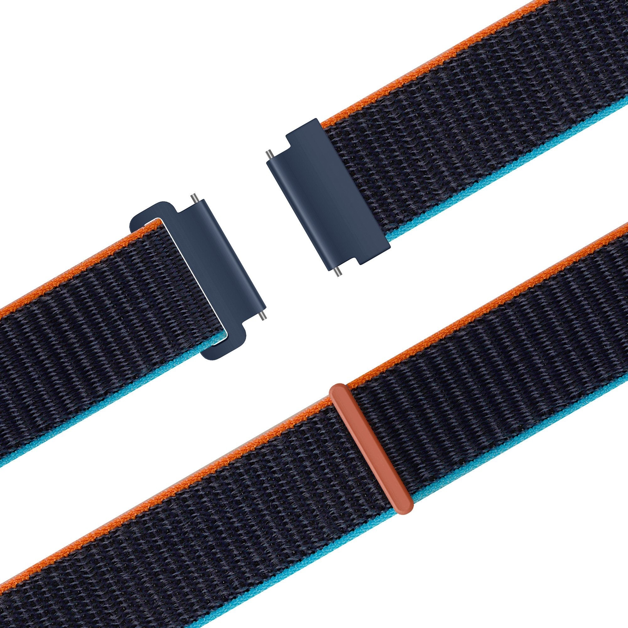 Bandz Xiaomi Amazfit Bip Nylon Strap 'Easy Fit' (Dark Blue Mix)