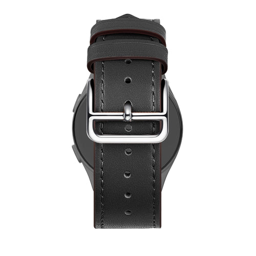 Bandz Coros Apex 46mm Leather Strap 'Deluxe' (Black)