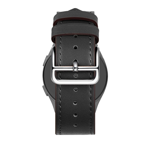 Bandz Coros Apex 46mm Leather Strap 'Deluxe' (Black)