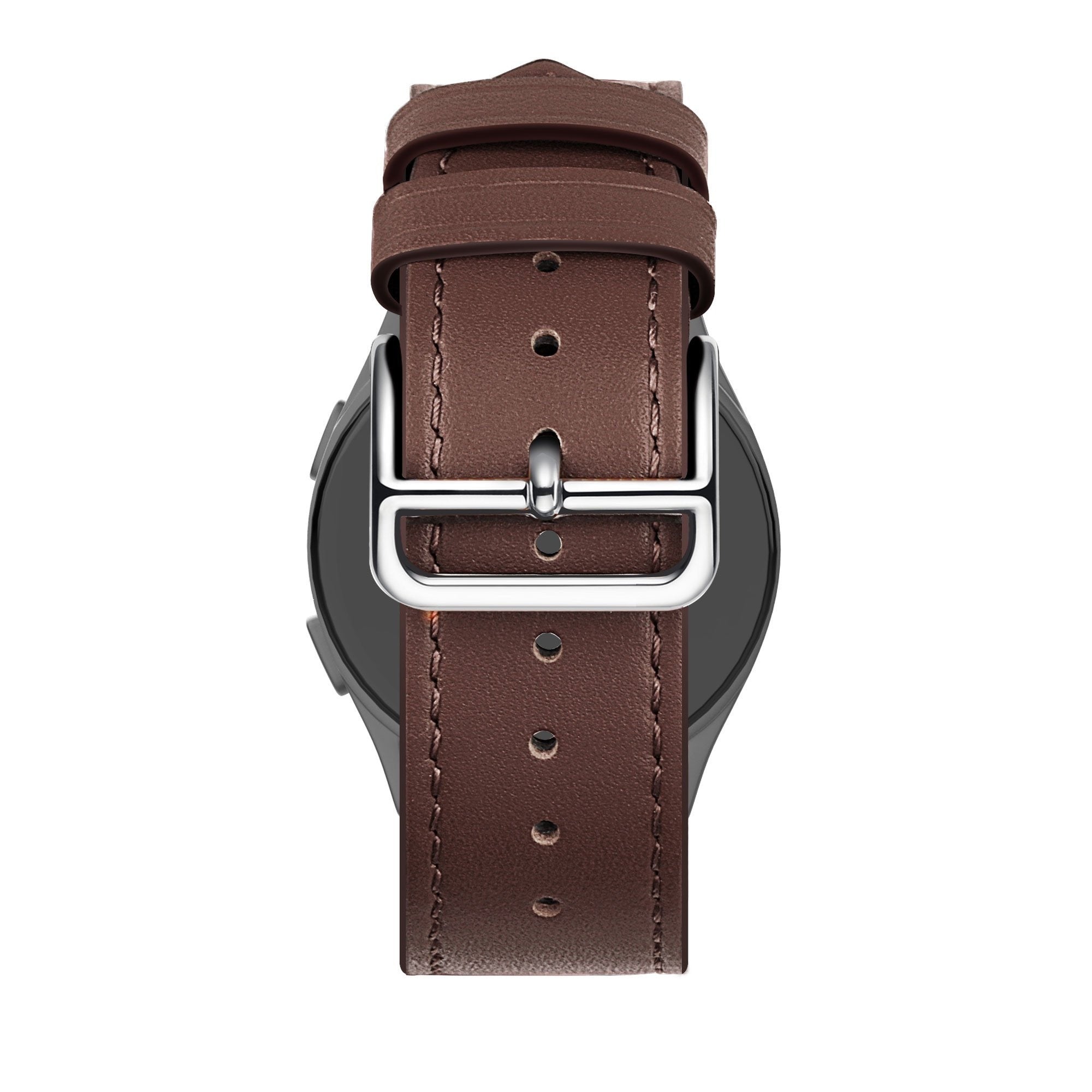 Bandz Amazfit Active 2 Leather Strap 'Deluxe' (Brown)