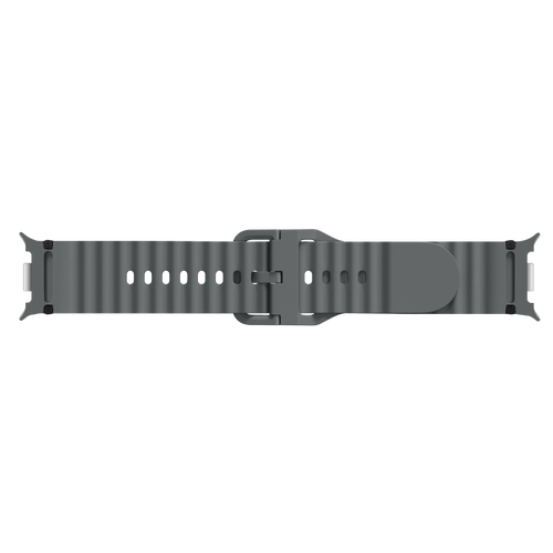 Samsung Galaxy Watch 8 - 40mm Wave Silicone Strap (Dark Grey)