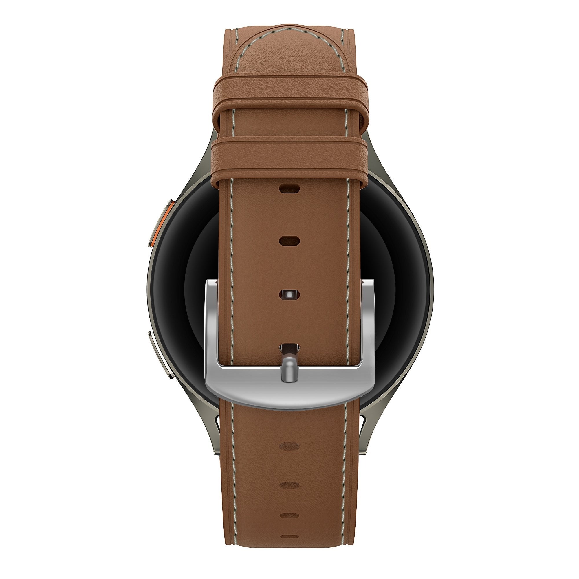 Bandz Samsung Galaxy Watch 4 Classic 42mm Leather Strap 'Easy Fit' (Brown)