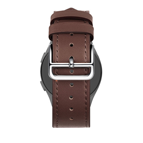 Bandz Oppo Watch X2 Leather Strap 'Deluxe' (Brown)