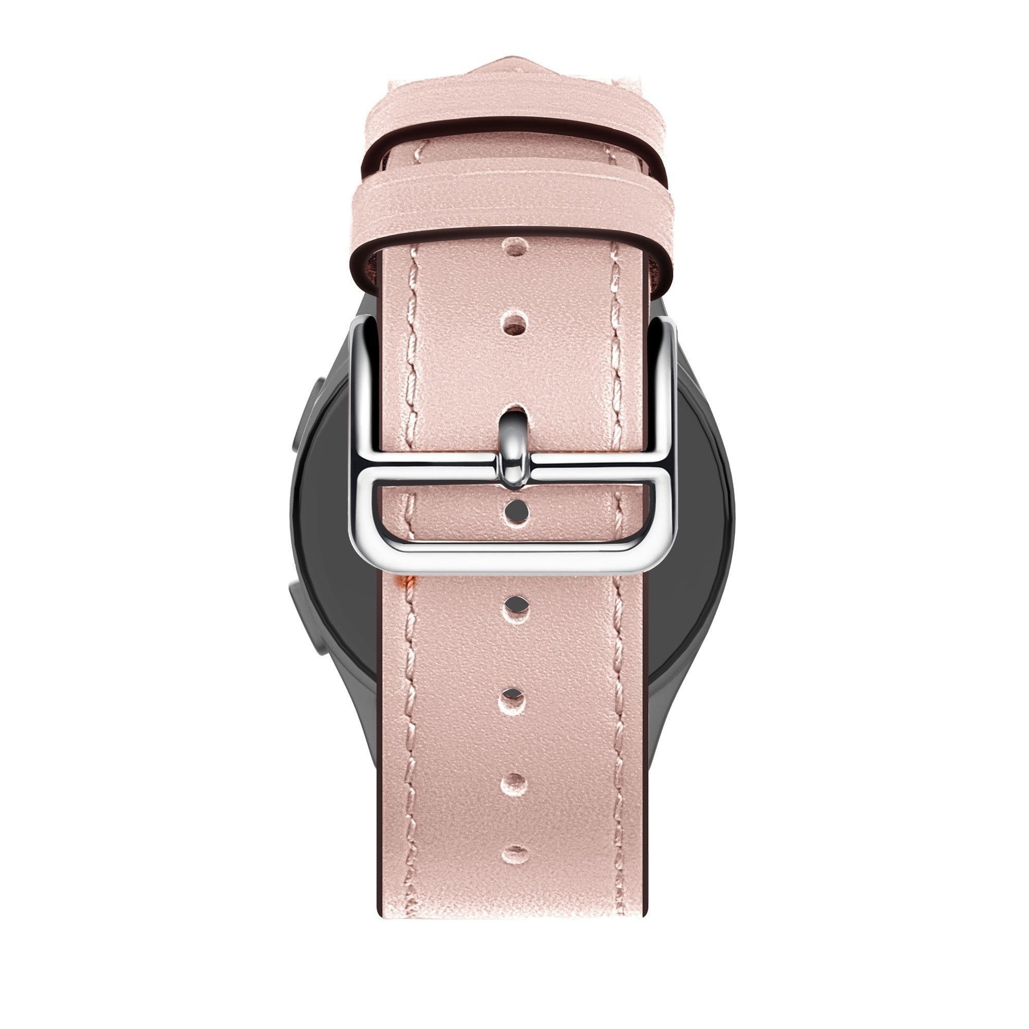 Bandz Amazfit Active 2 Leather Strap 'Deluxe' (Pink)