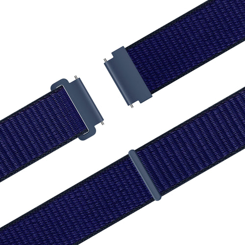 Bandz Pebble Round 2 - 20mm Nylon Strap 'Easy Fit' (Blue)