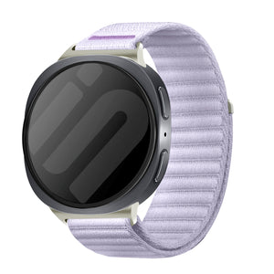 Samsung Galaxy Watch 8 - 44mm Wave Nylon Strap (Light Purple)