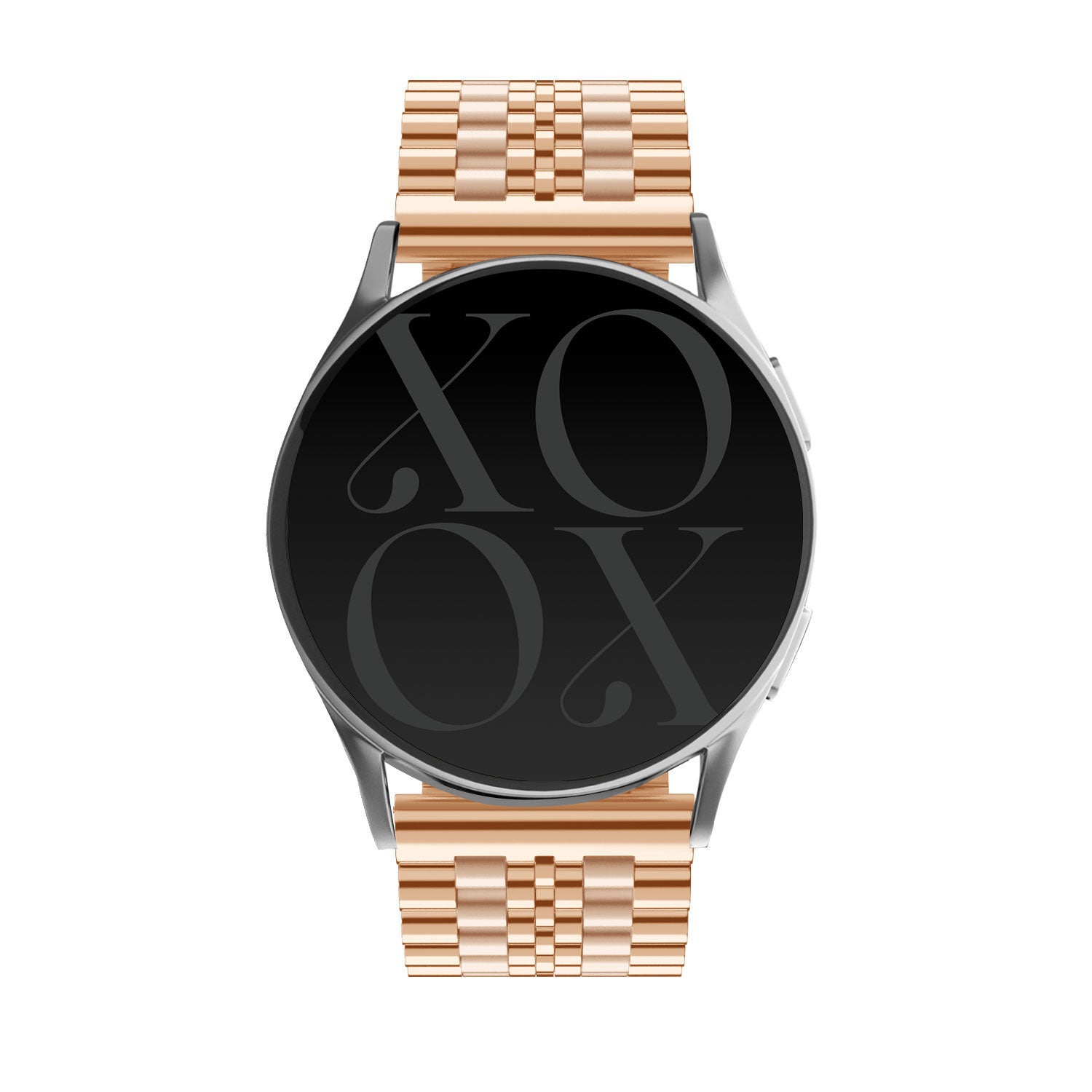 xoxo Wildhearts Samsung Galaxy Watch 46mm Steel Strap (Rose Gold)