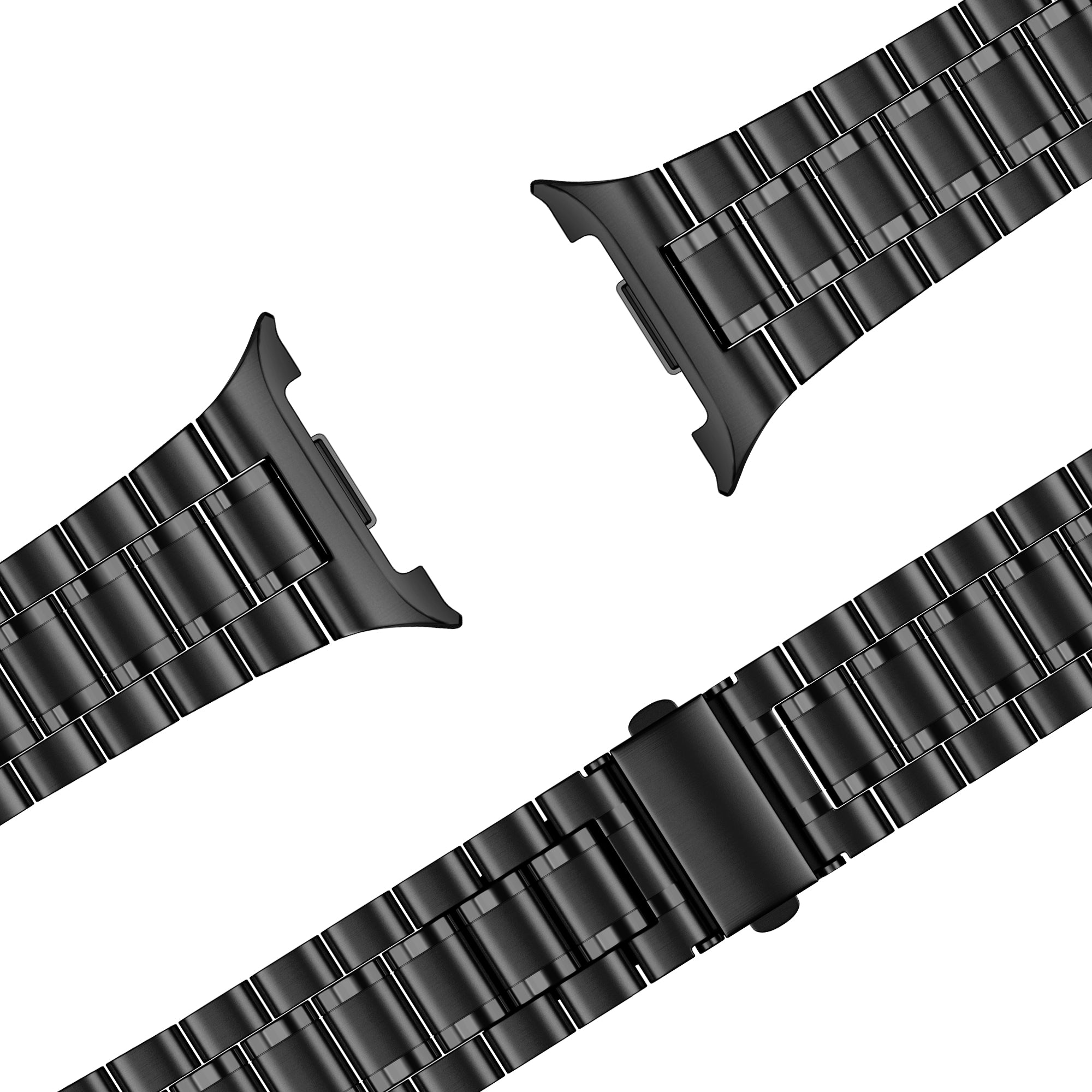 Bandz Samsung Galaxy Watch 8 - 44mm Steel Strap 'Deluxe' (Black)
