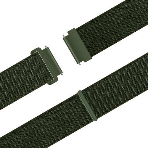 Bandz Huawei Watch 3 (Pro) Nylon Strap 'Easy Fit' (Green)