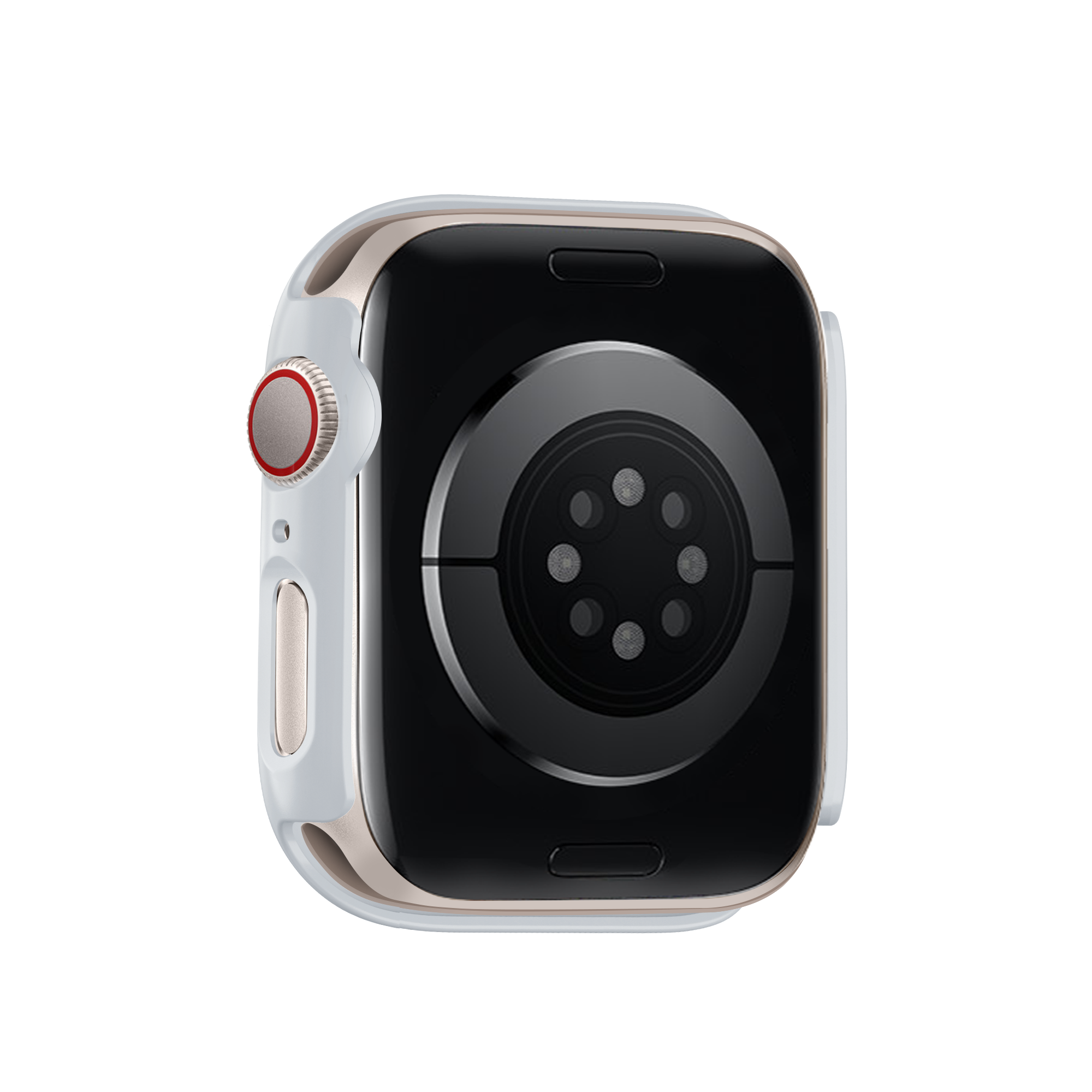 Bandz Apple Watch 10 - 42mm PC Case with Glass (Silver)