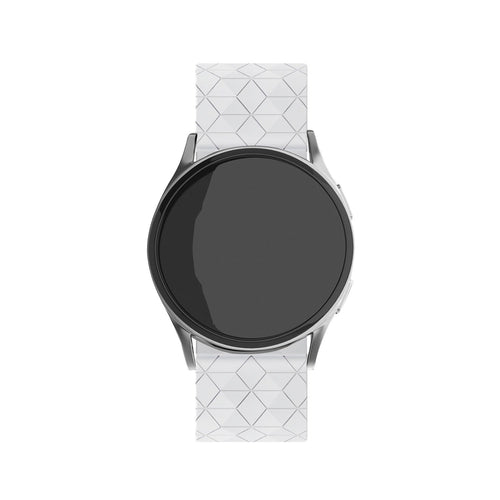 Oppo Watch X2 Silicone Hexa Strap (White)