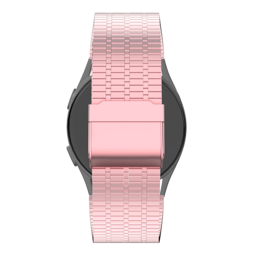 Bandz Garmin Vivoactive 3 Adjustable Steel Strap (Pink)