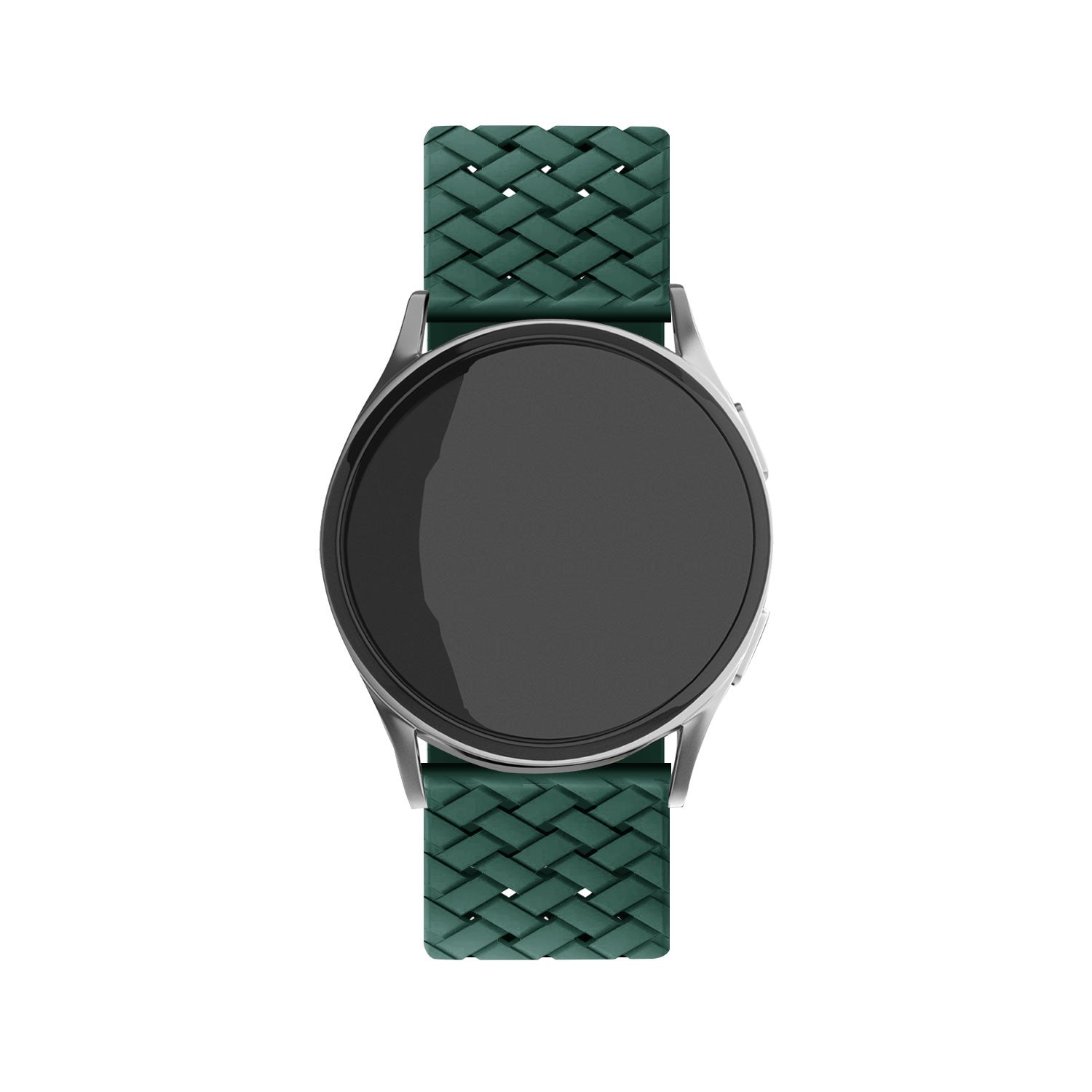 Withings Steel HR Sport Braided Silicone Strap (Dark Green)