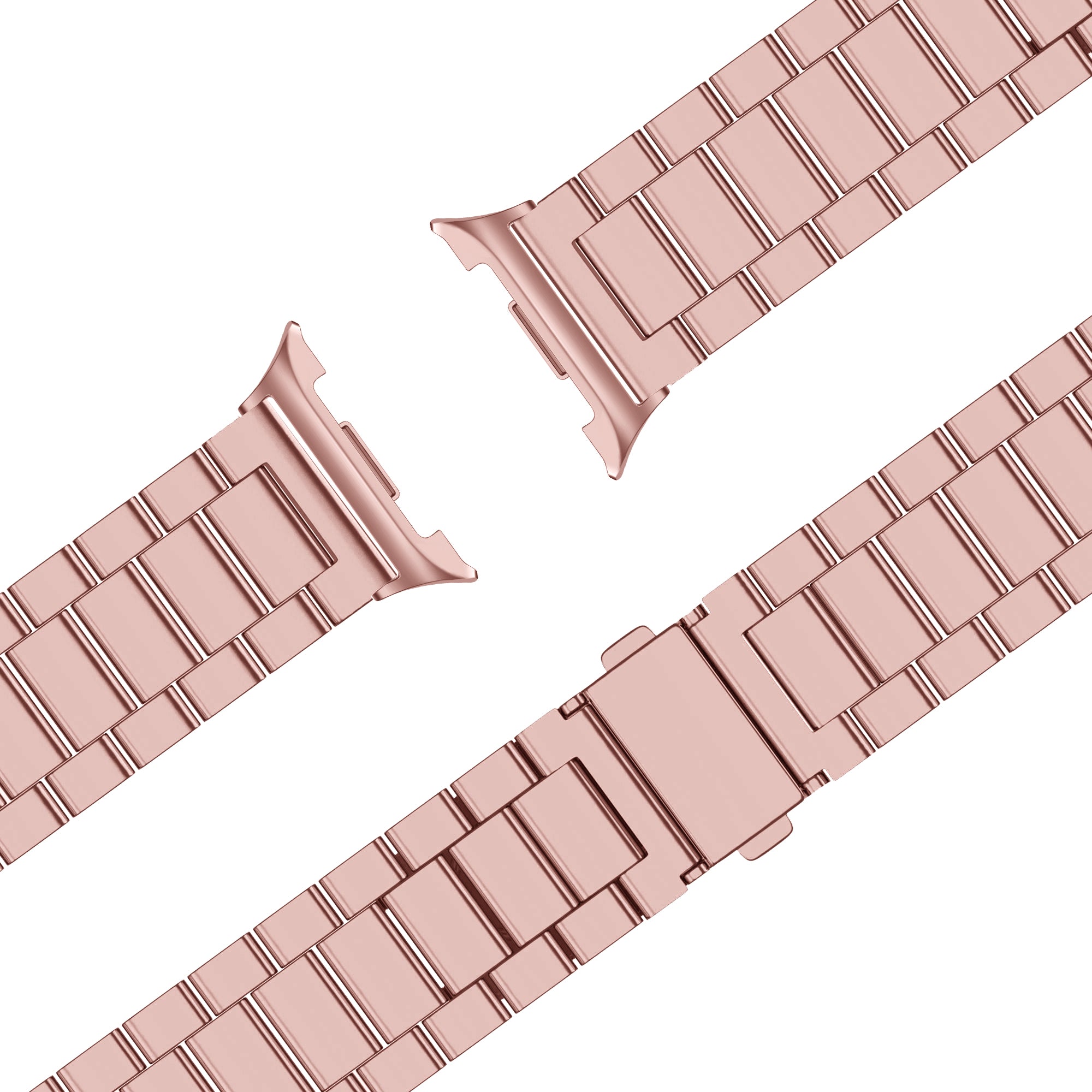 Bandz Samsung Galaxy Watch 8 - 40mm Steel Strap 'Classic' (Pink)
