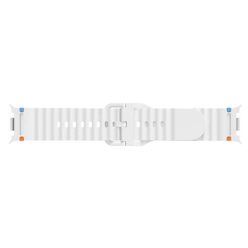 Samsung Galaxy Watch 8 - 40mm Wave Silicone Strap (White)