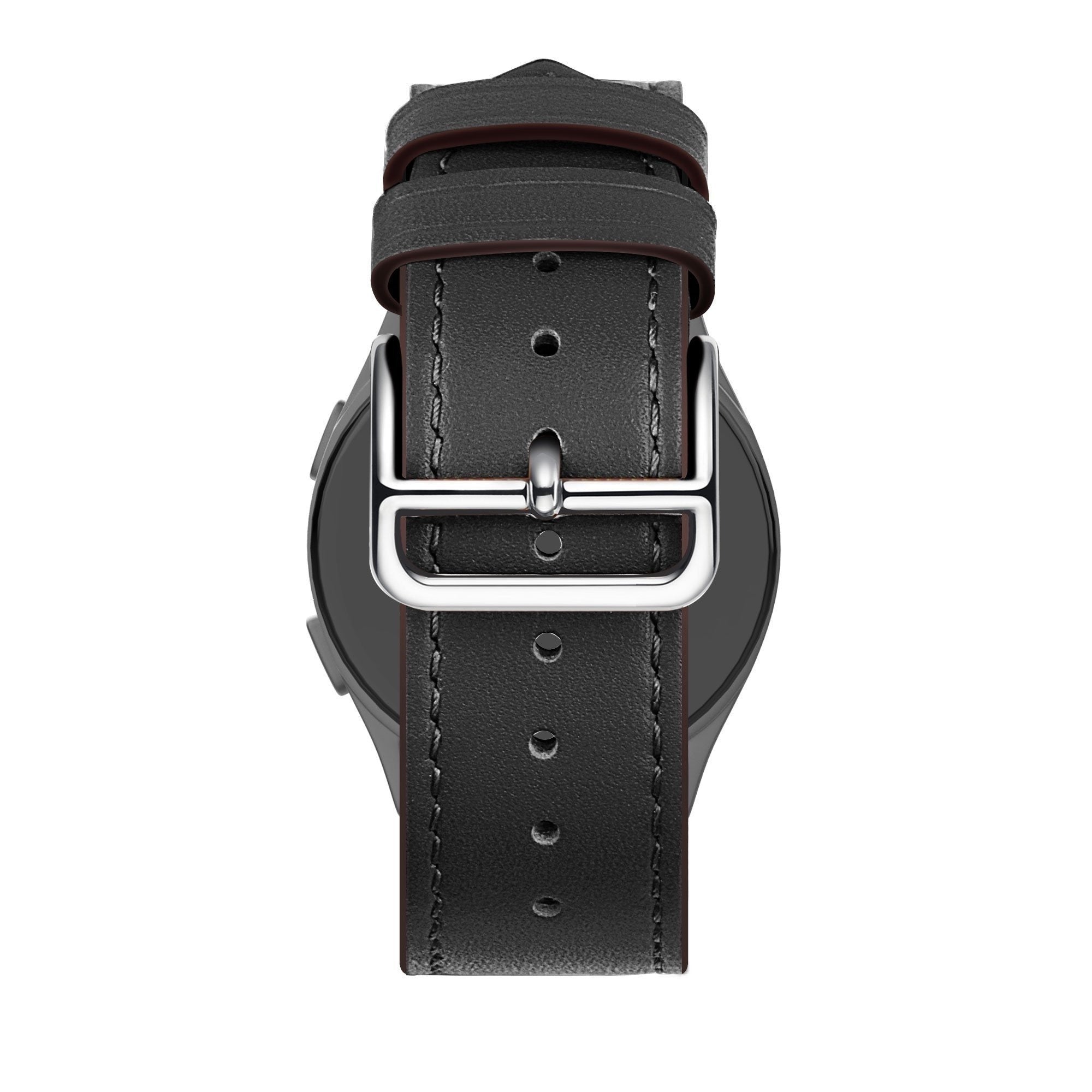 Bandz Suunto Vertical Leather Strap 'Deluxe' (Black)