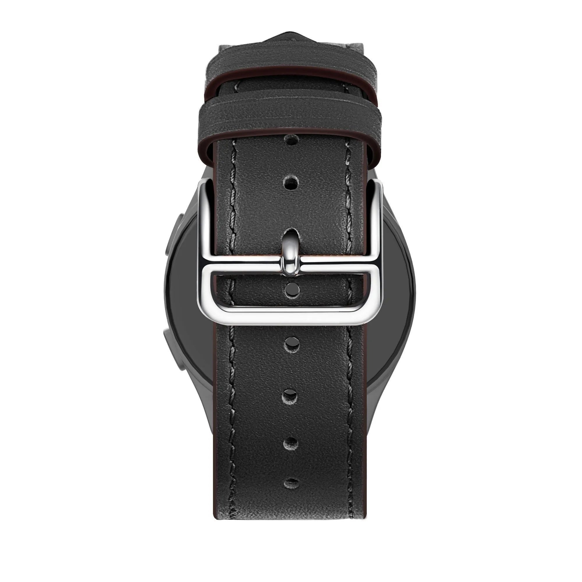 Bandz Suunto Vertical Leather Strap 'Deluxe' (Black)