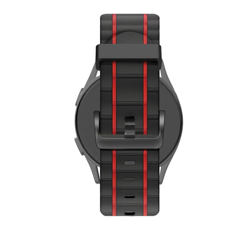 Bandz Suunto 5 Peak Sport Strap Striped (Black/Red)