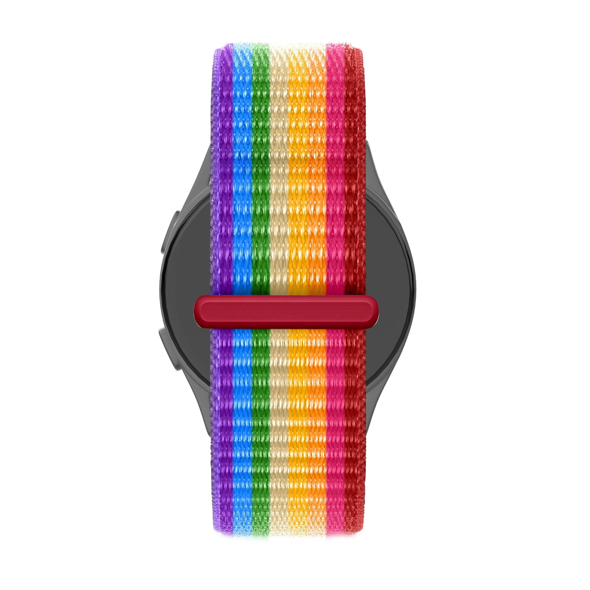 Bandz Garmin Forerunner 570 - 42mm Nylon Loop Strap (Rainbow)